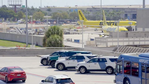 US Customs and Border Protection at FLL Fort Lauderdale International Airport Stock Footage 331738209