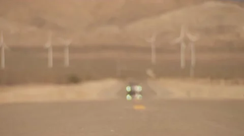 US Desert Road Stock Footage 61951800