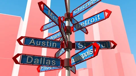 US Destinations (HD+Loop) Stock Footage 7136929