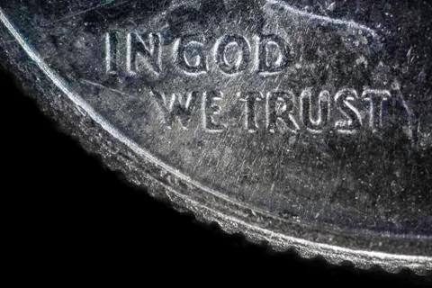 US Dime Macro Close Up Stock Photos