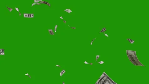 US Dollar Bank Note explosion Animation. Vídeos de archivo 320326983