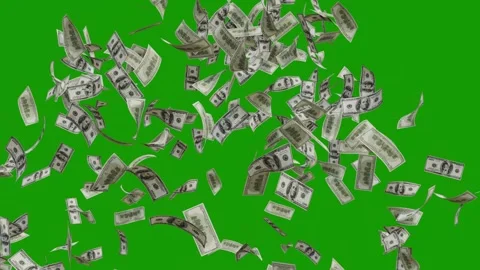 US Dollar Bank Note explosion Animation. 스톡 동영상 320327144