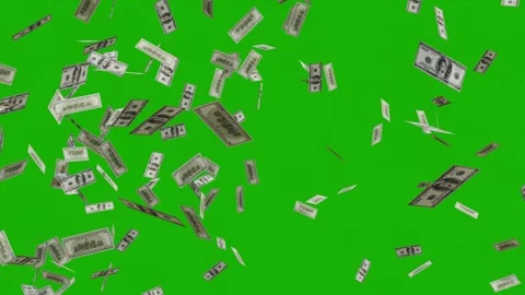 US Dollar Bank Note explosion Animation. 스톡 동영상 320327155