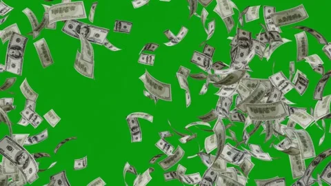 US Dollar Bank Note explosion Animation. 스톡 동영상 320327156