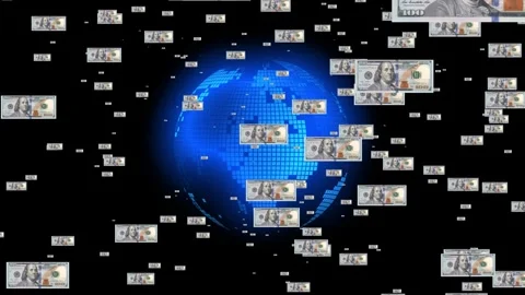 Us dollar bank note Stock Footage 271052256