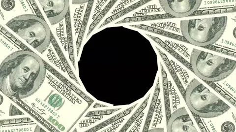 US Dollar banknote transition aperture style Stock Footage 67515527