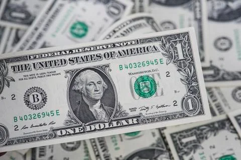 Us dollar bill Stock Photos