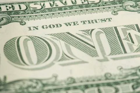 Us dollar bill Foto stock
