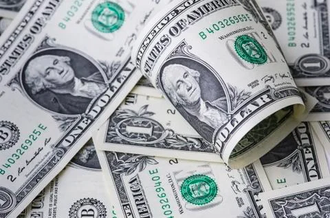 Us dollar bill Foto stock