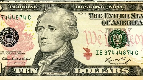 US dollar bills increase in denomination Stock Footage 331771695