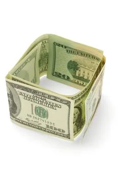 Us dollar bills Foto stock