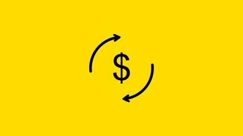 US dollar currency circulation with alpha channel (Transparent background) Stock Footage 129924585