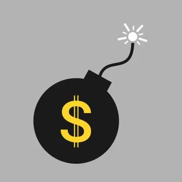 US Dollar is going to blow up - Decline, financial crisis and crash of americ Ilustração Stock