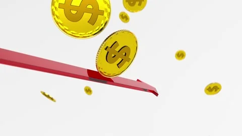US Dollar Going Down 動画素材 290434890