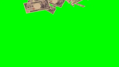 US dollar money falling animation  Stock Footage 117094846