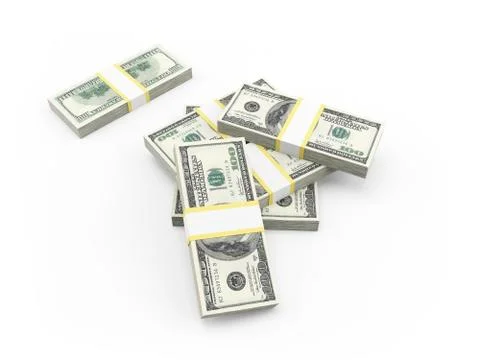 US dollar notes, Illustration Stock Illustration
