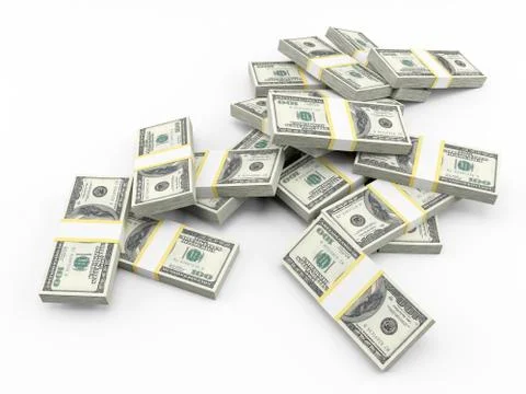 US dollar notes, Illustration Stock Illustration