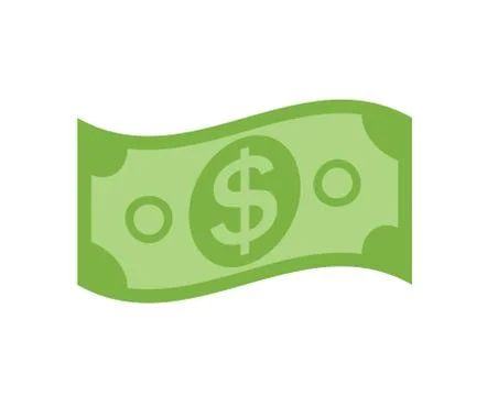 US Dollar Stack Paper Banknotes  Icon Sign Business Finance Mone Illustrazione stock
