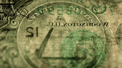 A US Dollar symbols Stock Footage 37449488