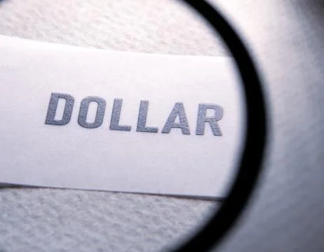 U.S. Dollar Tag Stockfoto's
