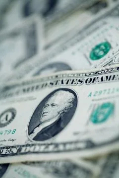 Us dollars background , artistic processed and toned photo Photos