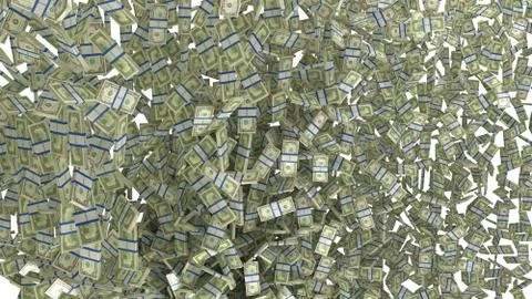 Us dollars bundles background 스톡 일러스트
