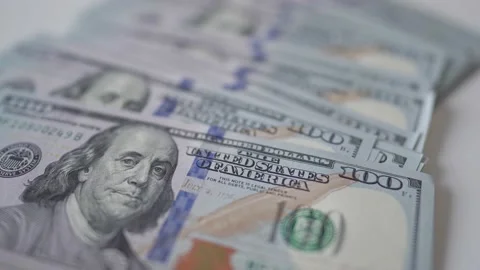 US dollars close up. Stock Footage 173616617