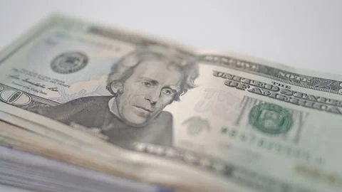 US dollars close up. Stock Footage 175332381