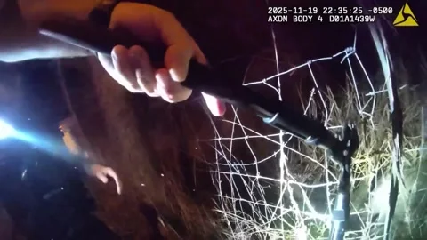 US: Drones Rescue 86 Year Old Found After 80 Hours In Woods Stock Footage 321715212