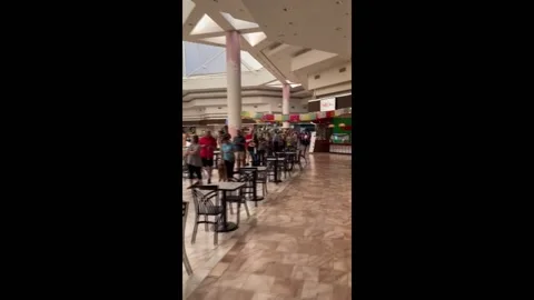 US: Early Voting Queue In El Paso, Texas Stock Footage 289022035
