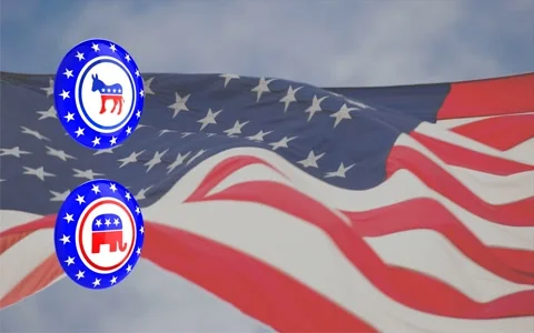 US election results Stock Footage 218283958