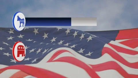 US elections results Stock Footage 218284048
