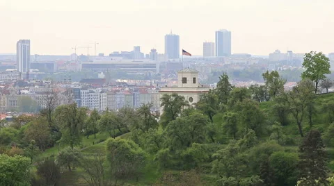 US embassy in Prague Stock Footage 47013838
