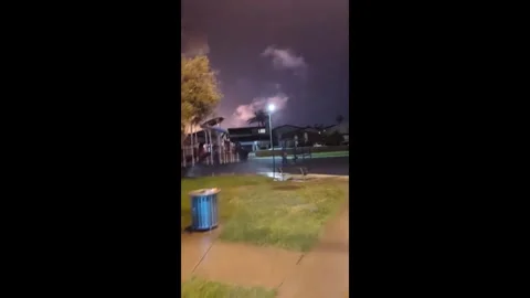 US: Explosion Sparks Massive Fire at Chevron Refinery in El Segundo, CA 4... Stock Footage 320849887