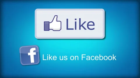 Like Us On Facebook Stock Footage