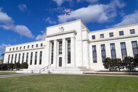 US Federal Reserve building in Washington DC Stock Photos
