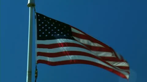 US Flag 02-Pond 5 Stock HD Stock Footage 12389018