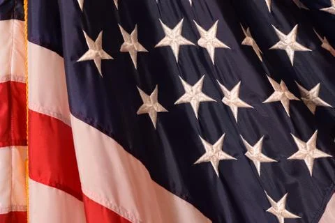 US Flag Abstract Texture Background Foto stock