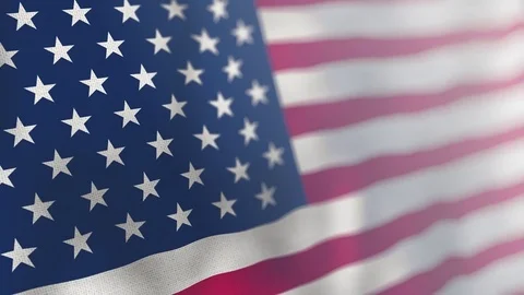 US flag animated 스톡 동영상 80597630