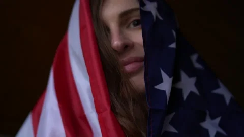 US flag day Stock Footage 131551395