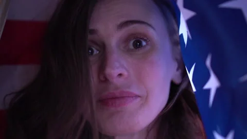 US flag day Video stock 131552075