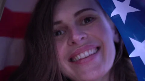 US flag day Video stock 131553369