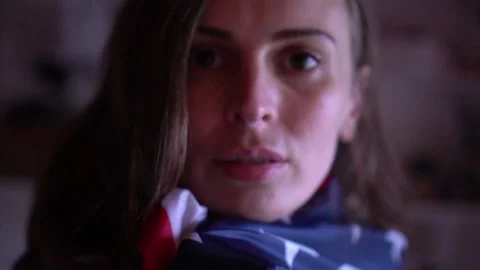 US flag day Video stock 131553401