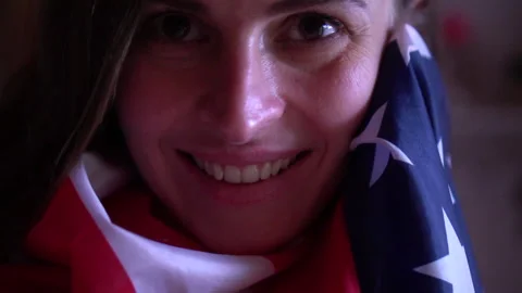 US flag day Video stock 131553413