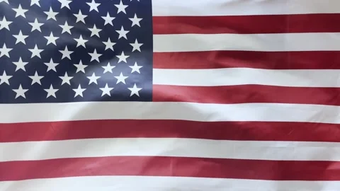 US Flag Fluttering Stock Footage 311831773