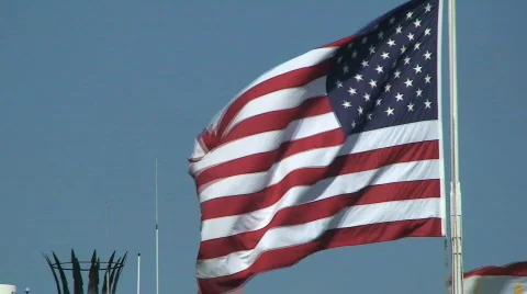US Flag 库存影片 611308