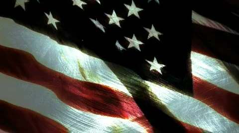 US Flag Stock Footage