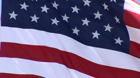 U.S. Flag Video stock 932013
