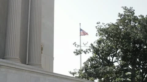 US Flag Stock Footage 8986197