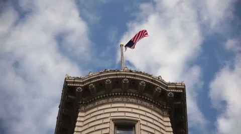 US Flag Stock Footage 10734043